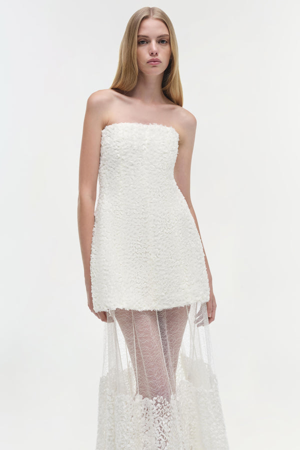 Jonathan Simkhai Marella Dress Ivory