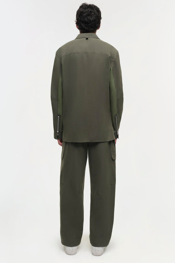 Jonathan Simkhai Matthew Jacket DARK ARMY MULTI