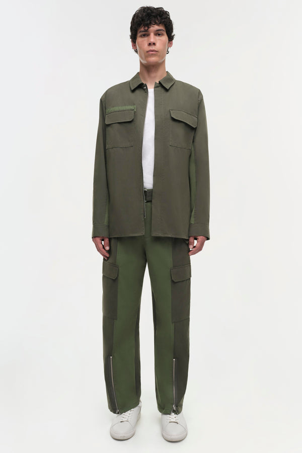 Jonathan Simkhai Matthew Jacket DARK ARMY MULTI