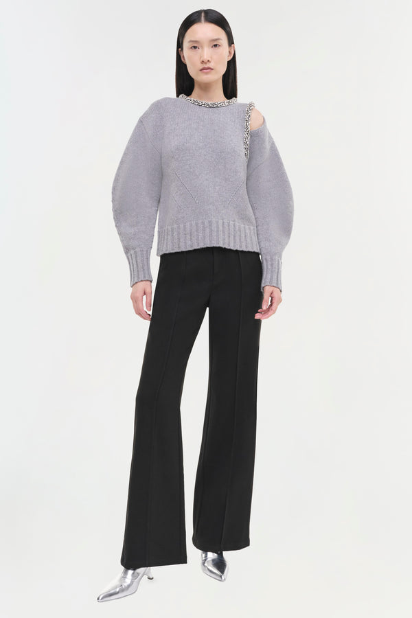 jonathan simkhai Monroe Pullover GREY MELANGE