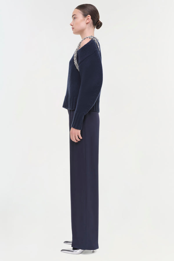 Jonathan Simkhai Monroe Pullover MIDNIGHT