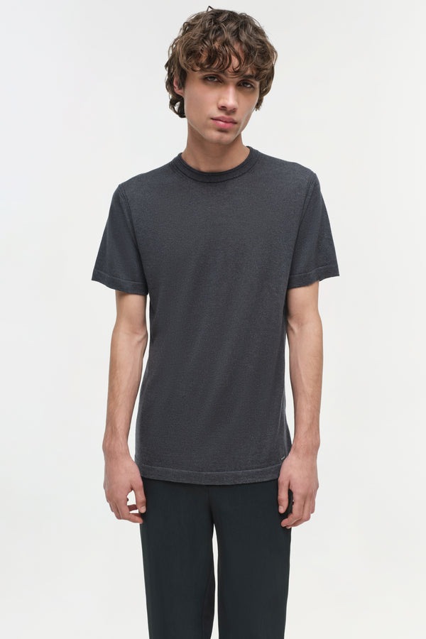 Jonathan Simkhai Nathan Tee CHARCOAL MELANGE