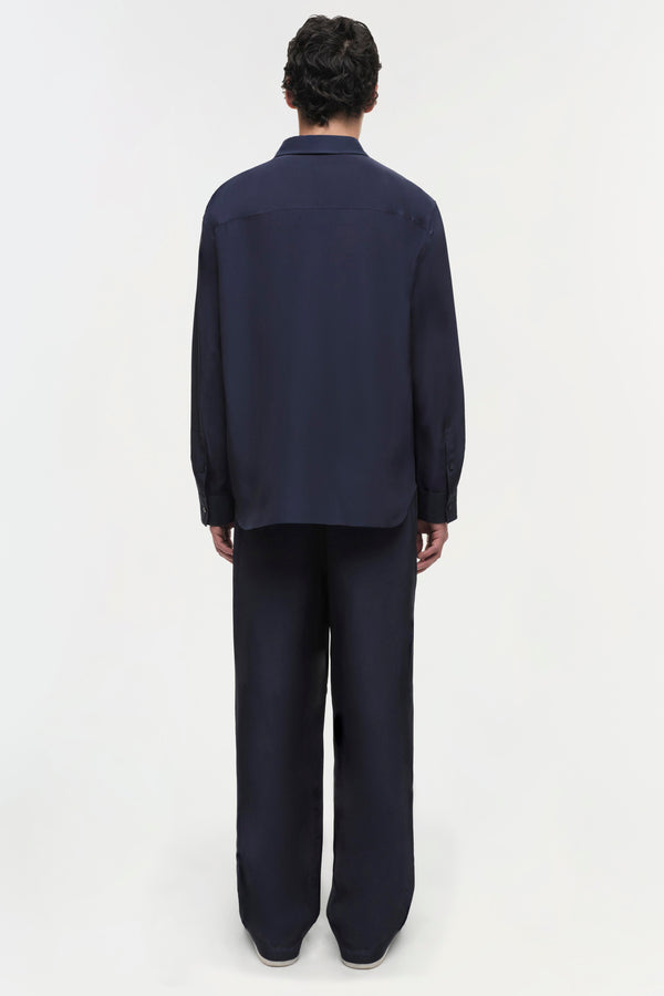 Jonathan Simkhai Niall Shirting MIDNIGHT