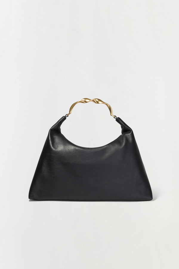 Jonathan Simkhai Nixi Leather Hobo Bag Black