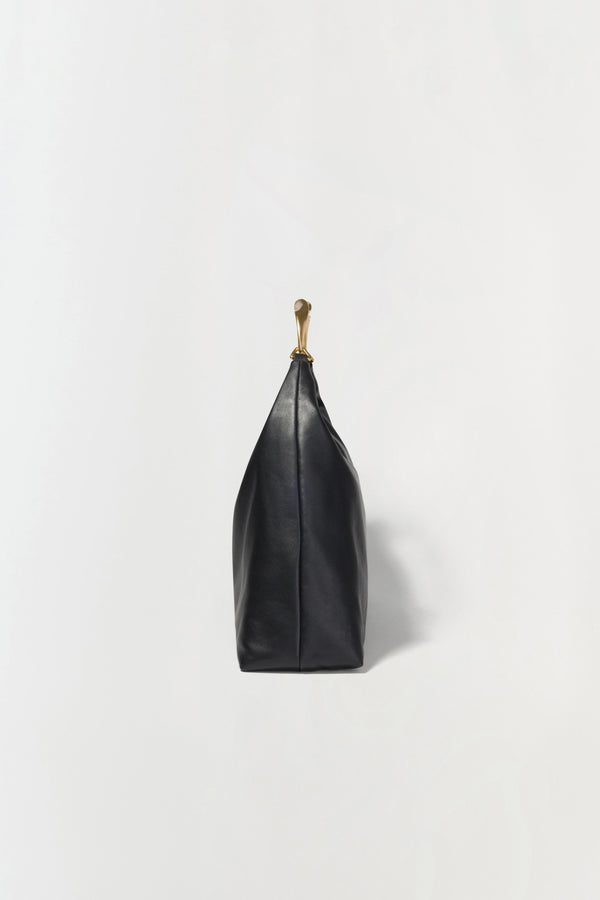 Jonathan Simkhai Nixi Leather Hobo Bag Black