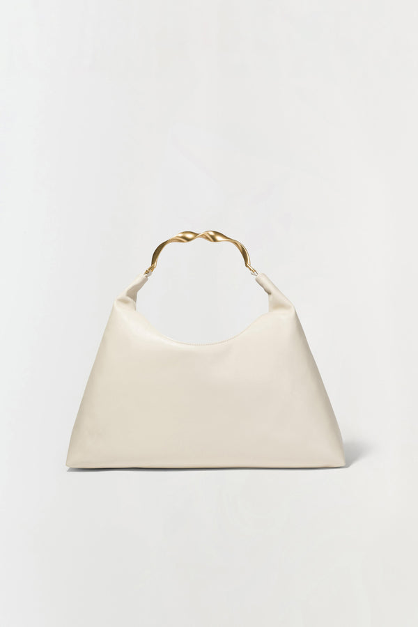 Jonathan Simkhai Nixi Leather Hobo Bag Sand