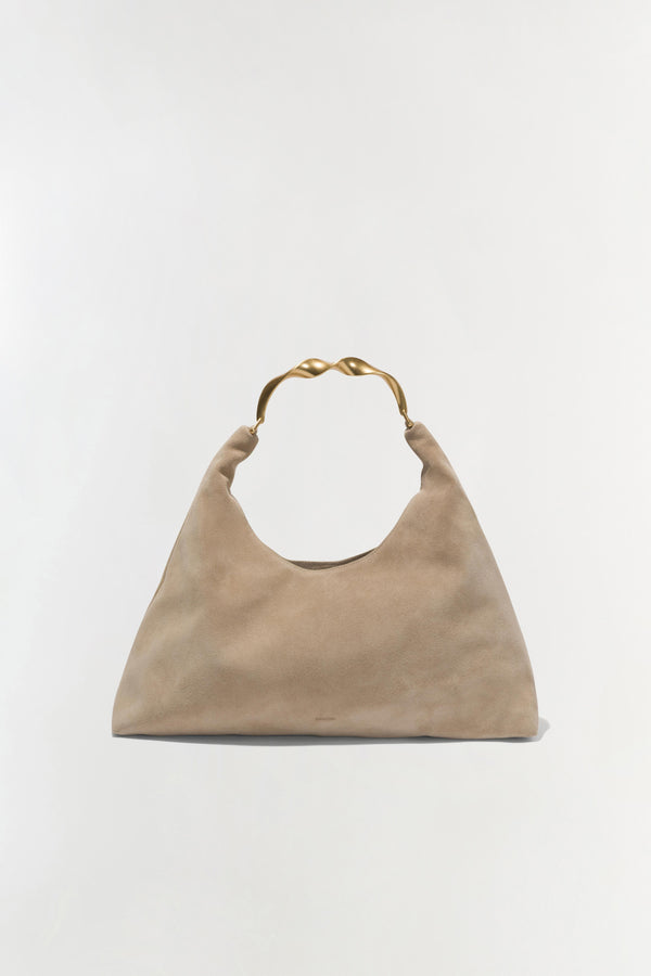 jonathan simkhai Nixi Suede Hobo Bag DESERT
