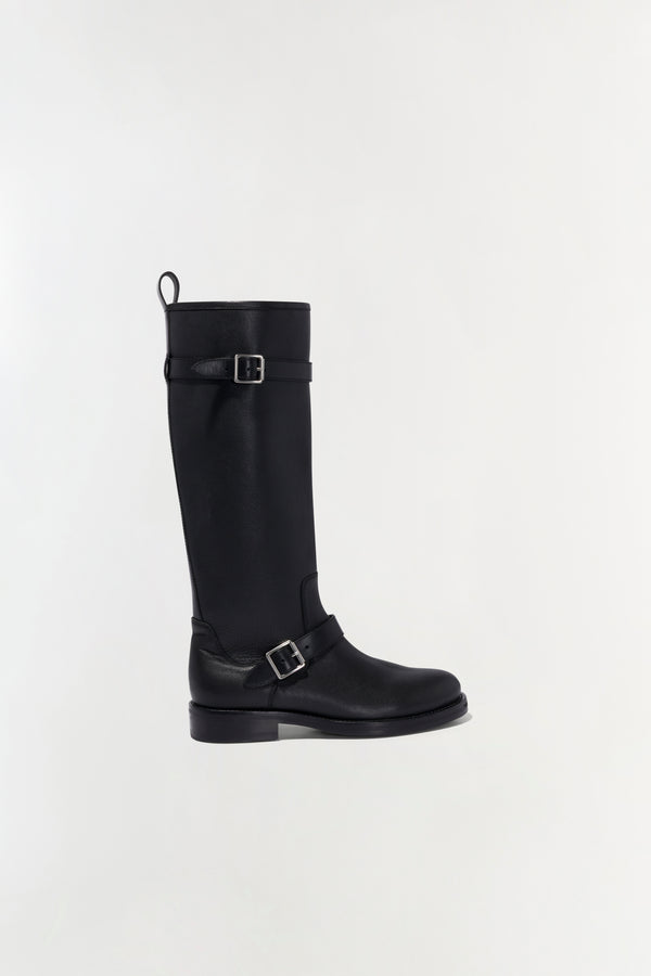 jonathan simkhai Noah Moto Leather Boot Black