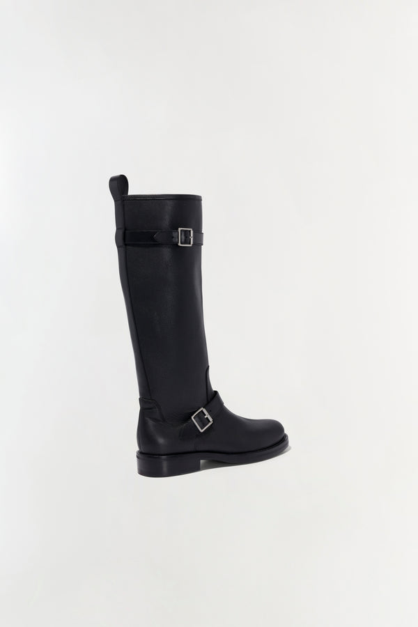 Jonathan Simkhai Noah Moto Leather Boot Black
