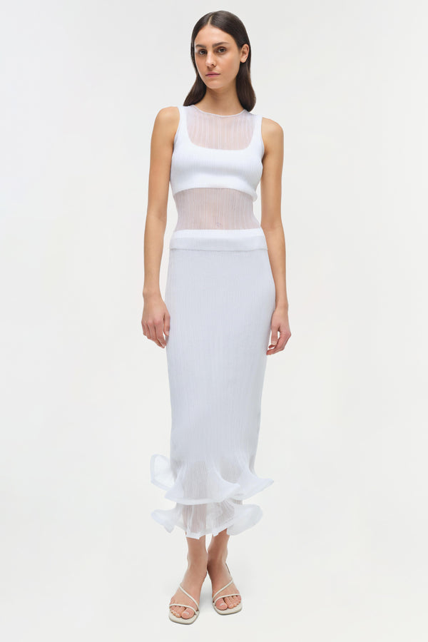 jonathan simkhai Oakley Tank WHITE