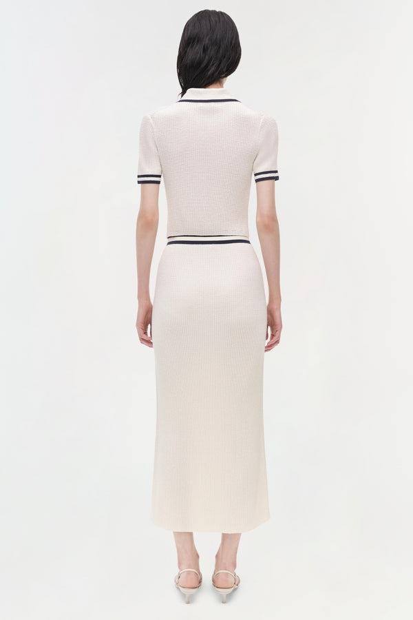 Jonathan Simkhai Paige Skirt IVORY MULTI