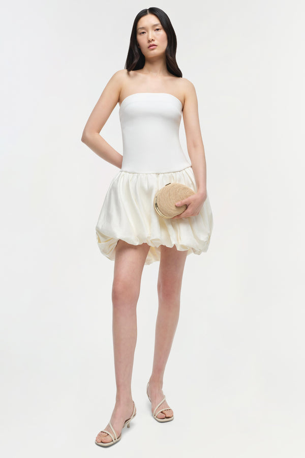 jonathan simkhai Pollie Dress WHITE