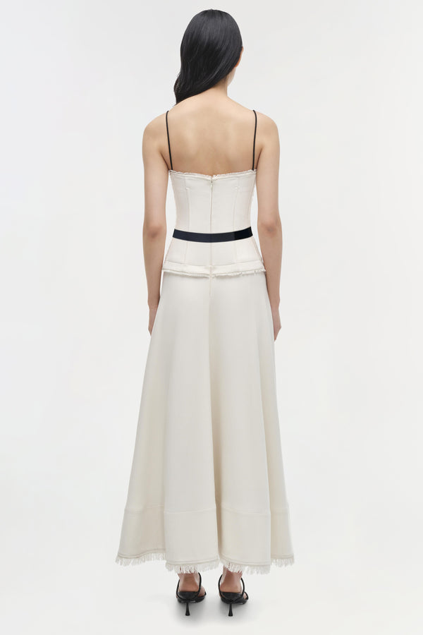 Jonathan Simkhai Quinlin Midi Dress SNOW MULTI