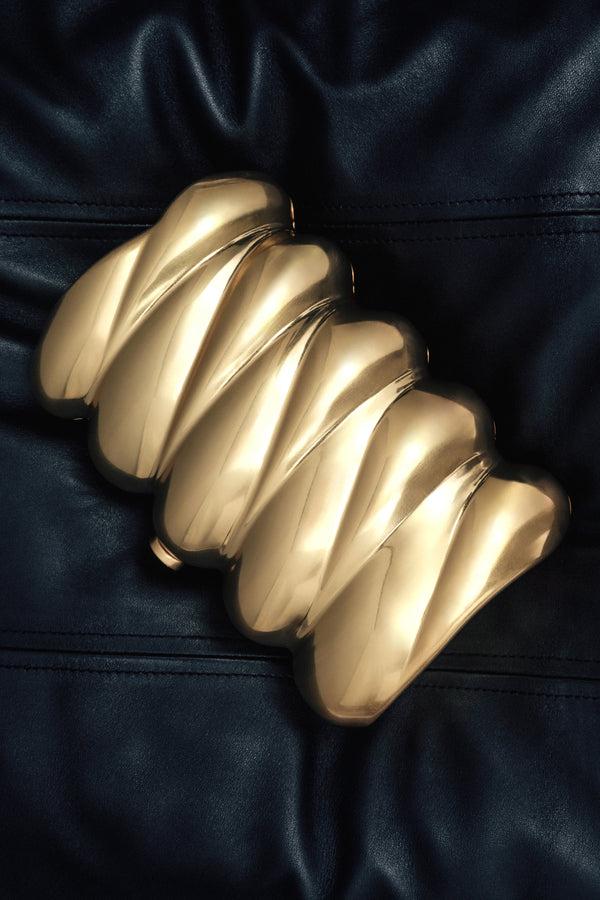 Jonathan Simkhai Reya Clutch GOLD