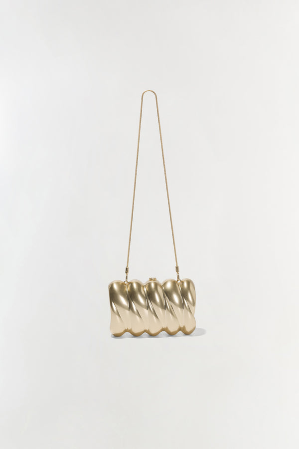 Jonathan Simkhai Reya Clutch GOLD