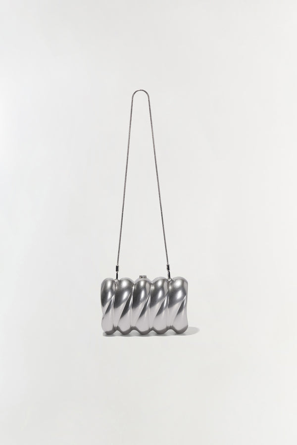 Jonathan Simkhai Reya Clutch SILVER