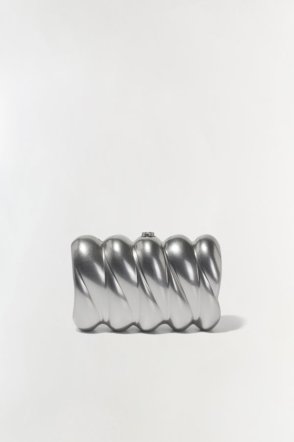Jonathan Simkhai Reya Clutch SILVER