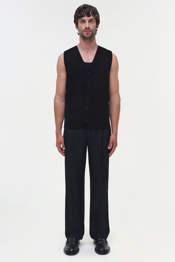 Jonathan Simkhai Rhys Vest BLACK