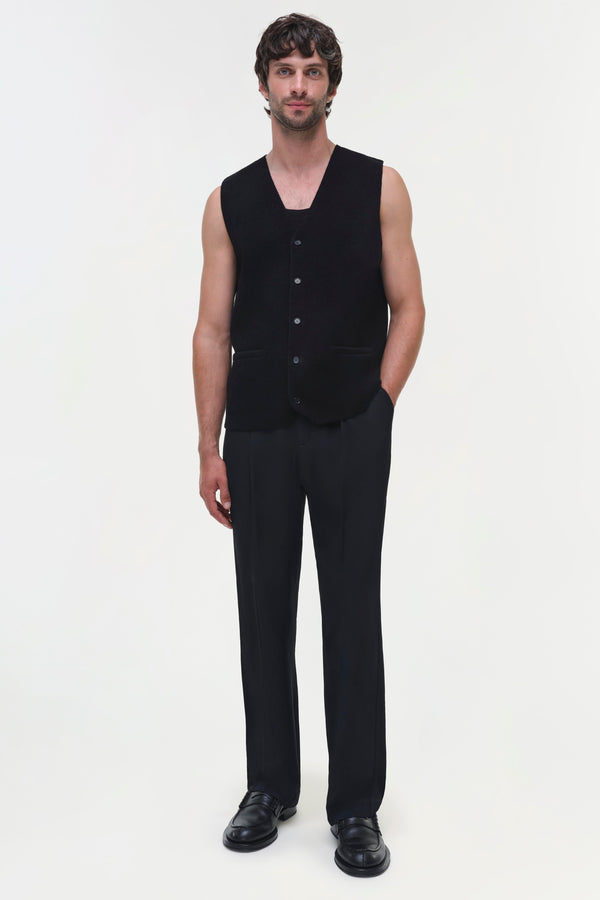 jonathan simkhai Rhys Vest BLACK