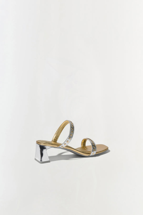 Jonathan Simkhai Rivet Sandal SILVER GOLD