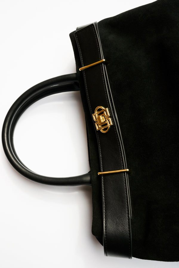 Jonathan Simkhai Roan Suede Tote Black