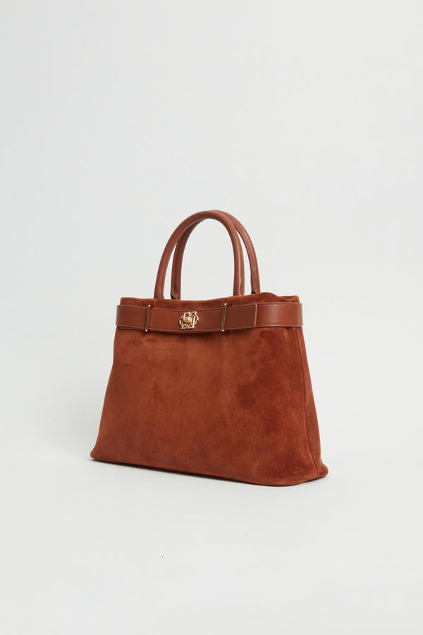 Jonathan Simkhai Roan Suede Tote SABLE