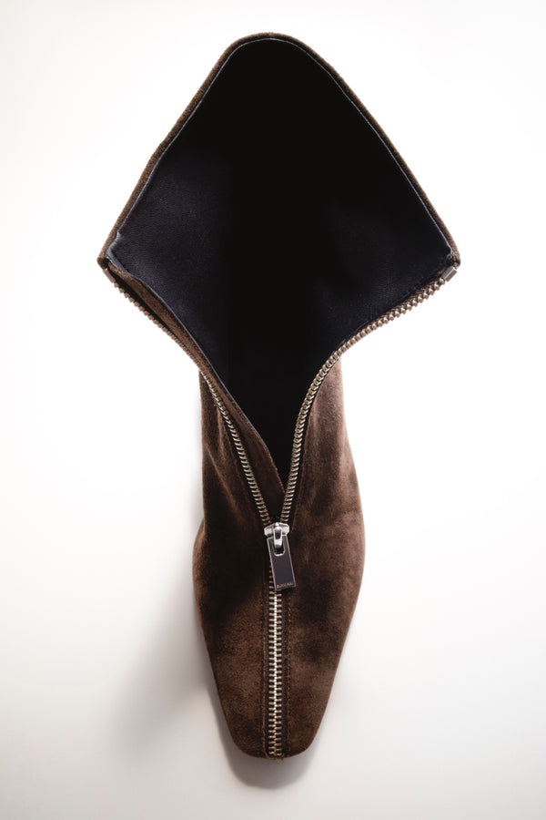 Jonathan Simkhai Ryder Suede Zip Boot CACAO
