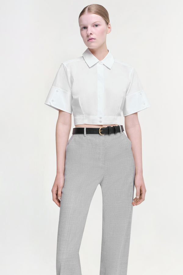 jonathan simkhai Sabrina Top WHITE