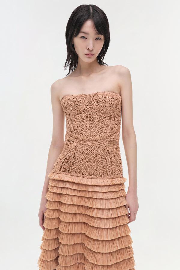 Jonathan Simkhai Santana Dress Straw