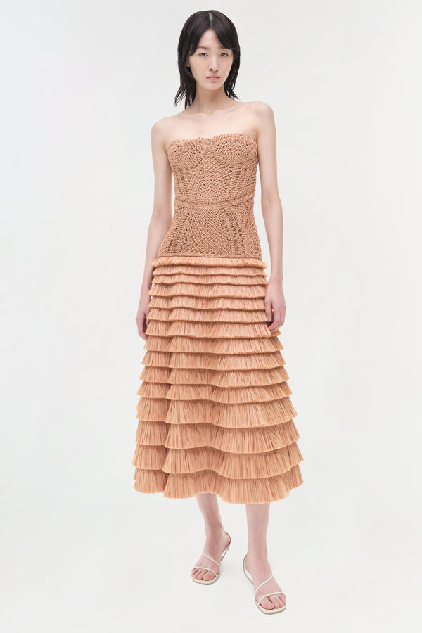 jonathan simkhai Santana Dress Straw