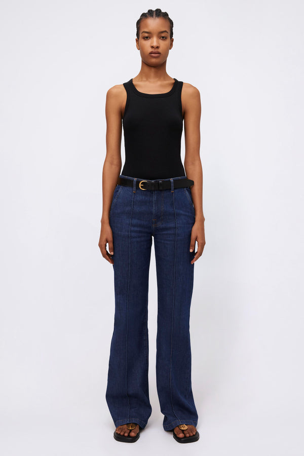 jonathan simkhai Scoop-Neck Tank BLACK