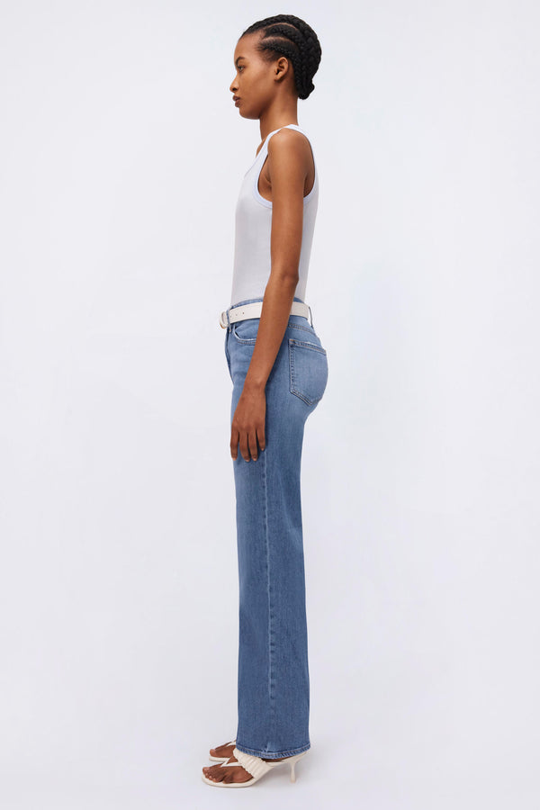 Jonathan Simkhai Scoop-Neck Tank BLUE HAZE