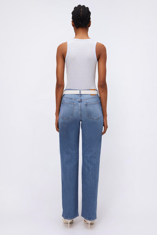 Jonathan Simkhai Scoop-Neck Tank BLUE HAZE