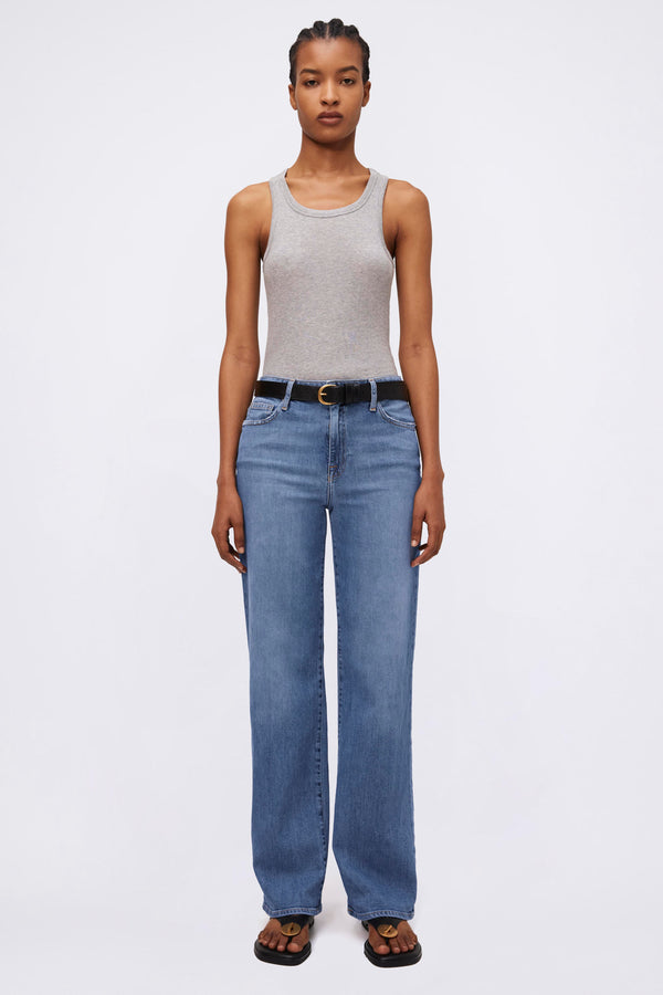 jonathan simkhai Scoop-Neck Tank Heather Grey