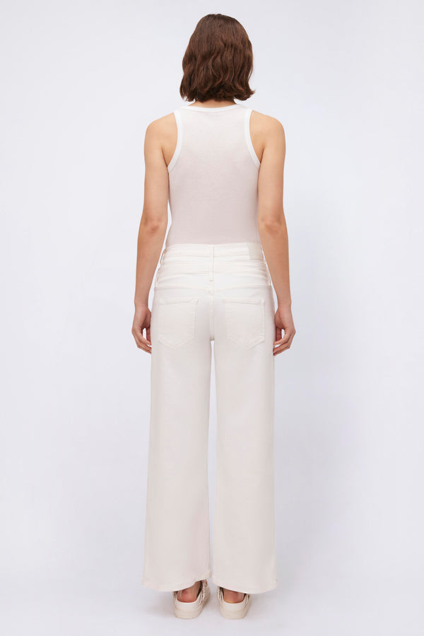 Jonathan Simkhai Scoop-Neck Tank WHITE