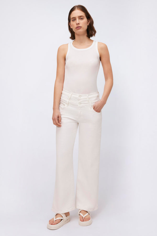 Jonathan Simkhai Scoop-Neck Tank WHITE