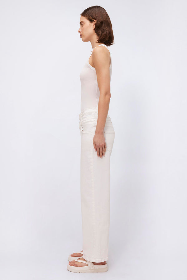 jonathan simkhai Scoop-Neck Tank WHITE