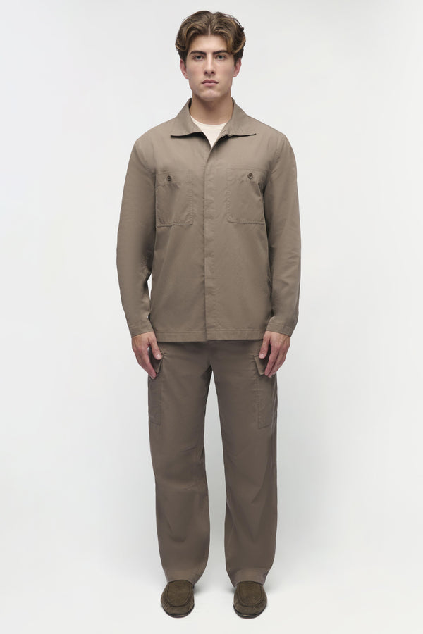 Jonathan Simkhai Sean Shirt Jacket FADED OLIVE