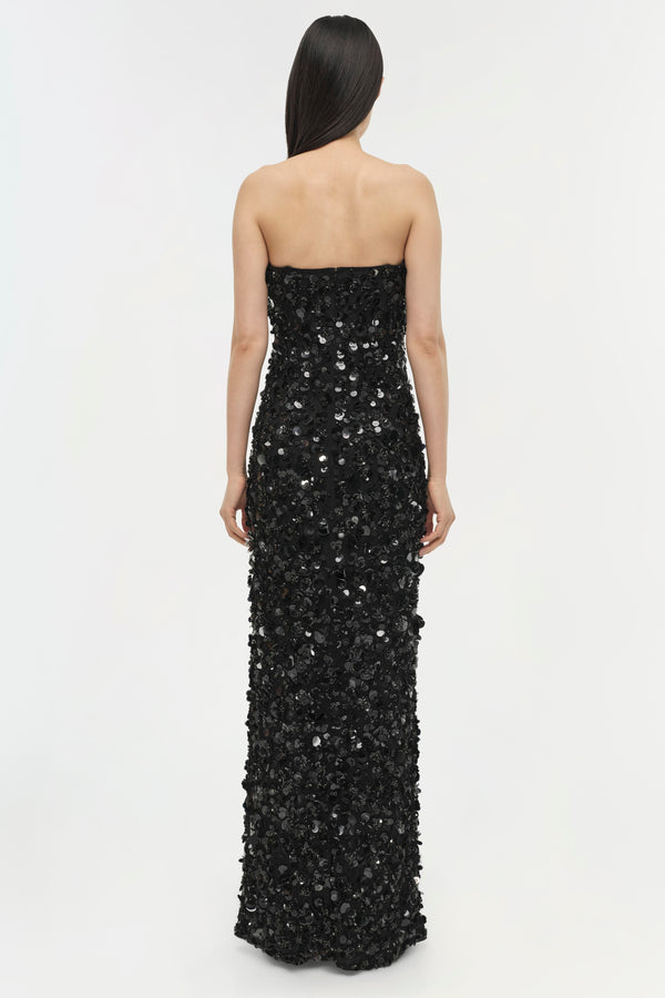 Jonathan Simkhai Serafina Gown Black