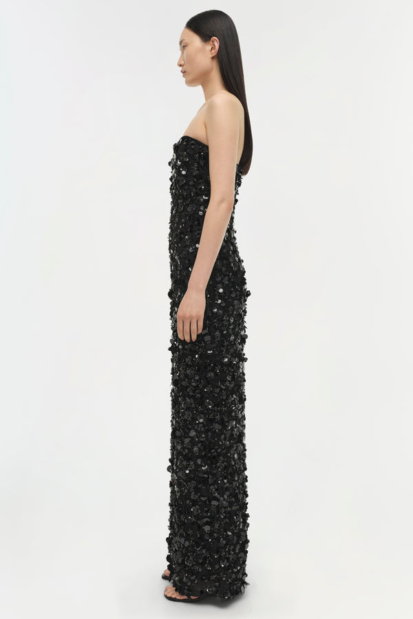 jonathan simkhai Serafina Gown Black