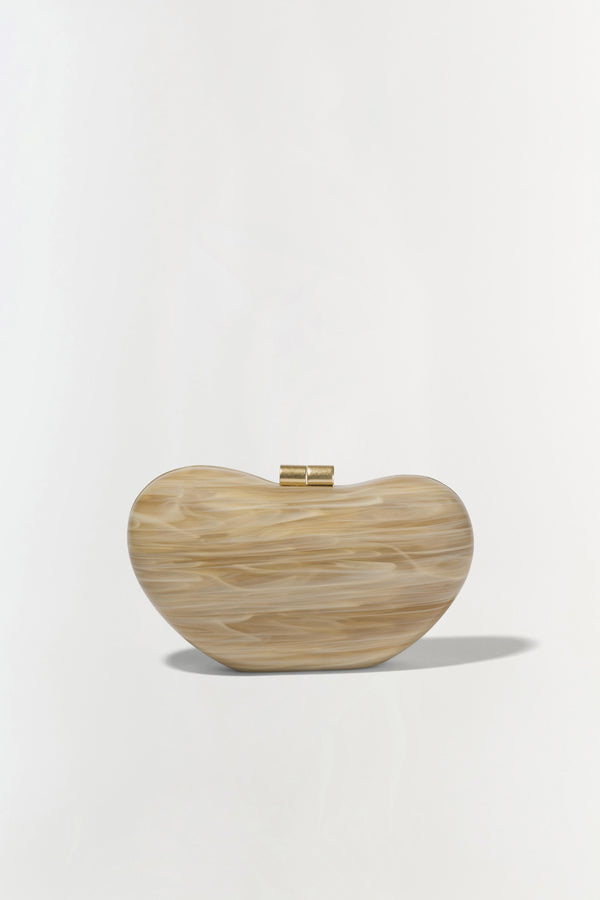 Jonathan Simkhai Shadow Clutch Ivory