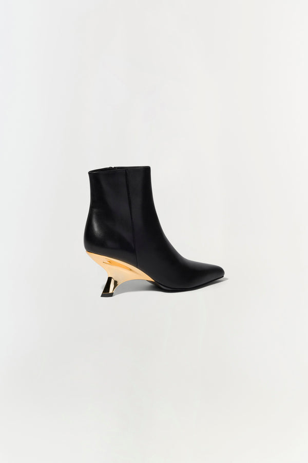 Jonathan Simkhai Shadow Leather Bootie BLACK