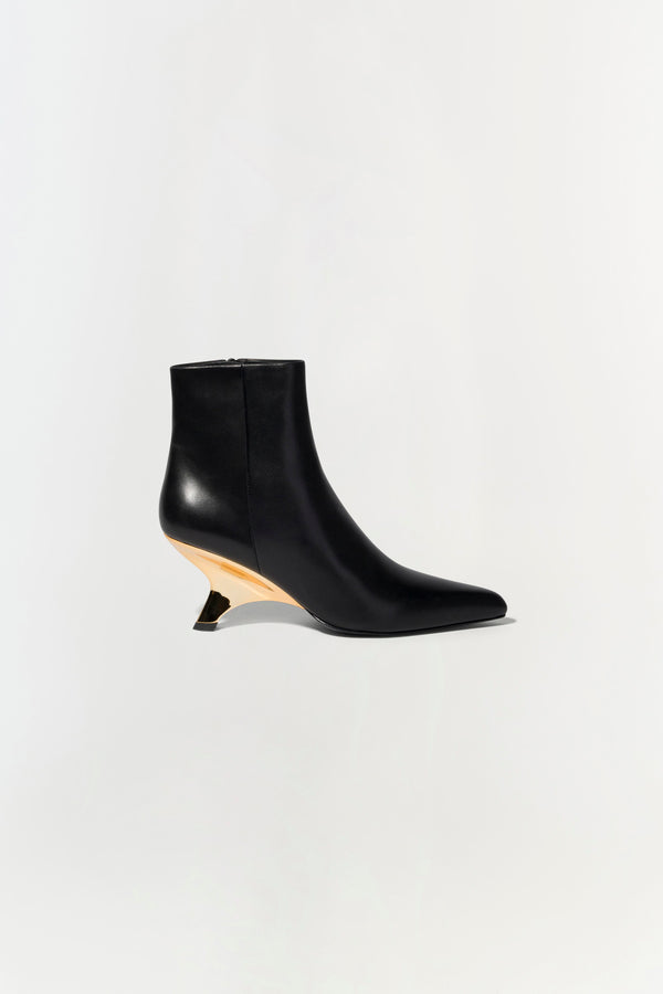 jonathan simkhai Shadow Leather Bootie BLACK