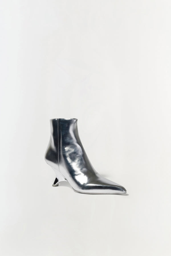 Jonathan Simkhai Shadow Metallic Bootie SILVER
