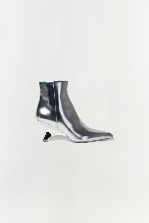 jonathan simkhai Shadow Metallic Bootie SILVER