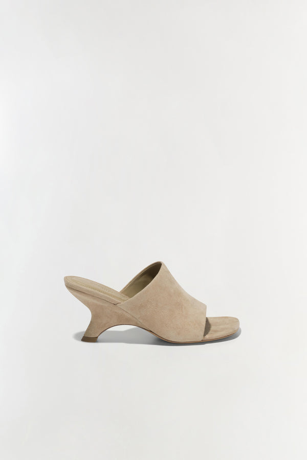 jonathan simkhai Shadow Mule Suede Sandal DESERT