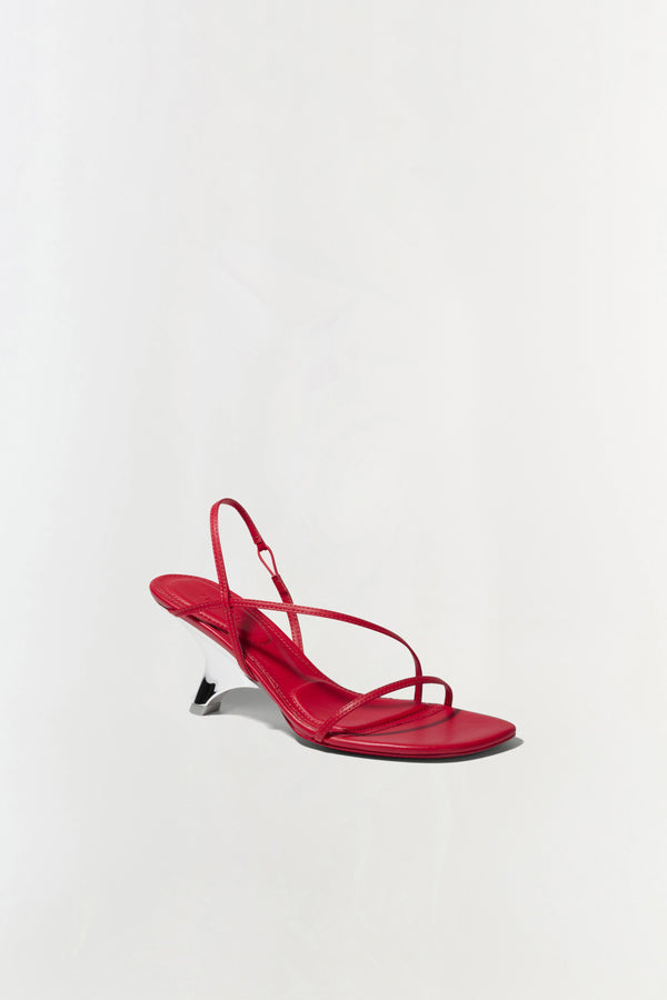 Jonathan Simkhai Shadow Sandal FIERY RED