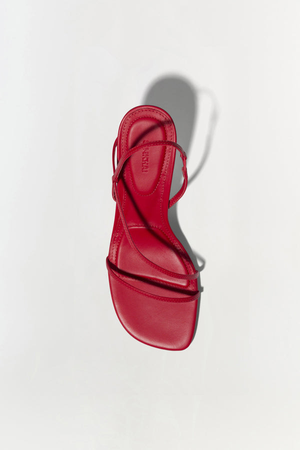 Jonathan Simkhai Shadow Sandal FIERY RED