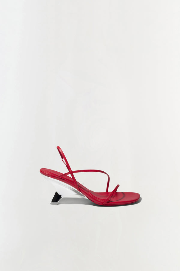 jonathan simkhai Shadow Sandal FIERY RED