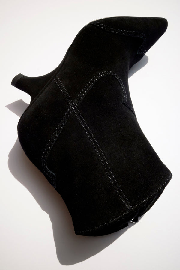 Jonathan Simkhai Shadow Suede Ankle Boot Black